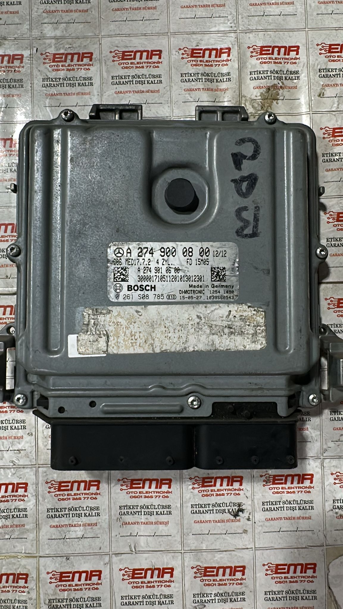 MERCEDES W212 MOTOR BEYNİ E180 A2749000800 A2749000900